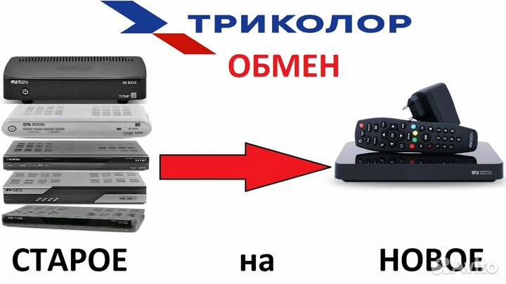 Триколор. Обмен старого на новое 4K оборудование