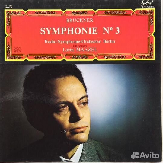 Винтаж - bruckner: symphonie № 3