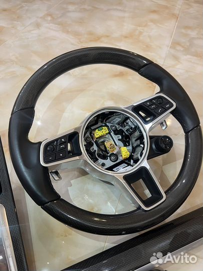 Руль карбон Porsche Cayenne/panamera/macan/911