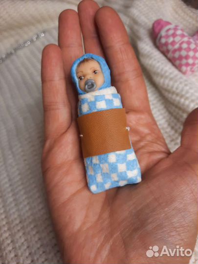 Ватные елочные игрушки