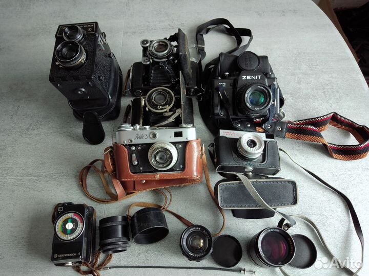 Фотоаппараты и объективы СССР