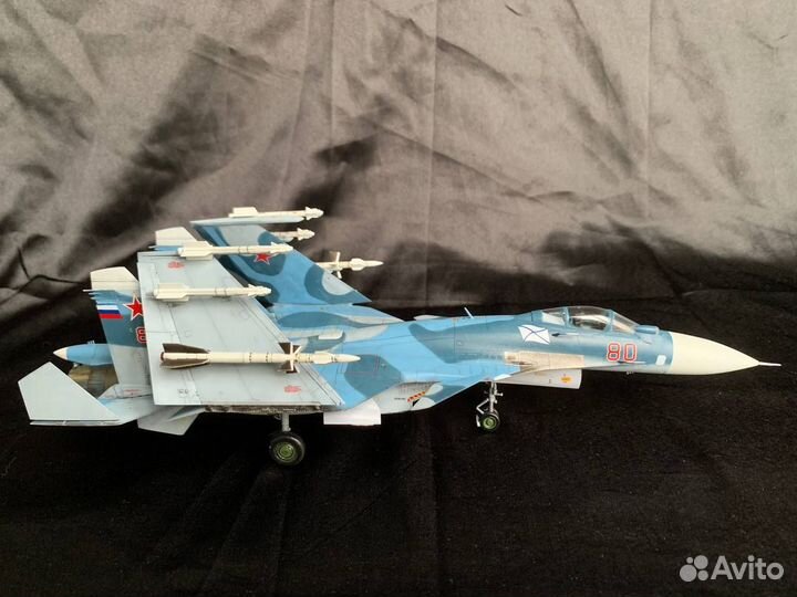 Модель самолета су-33. Масштаб 1/72