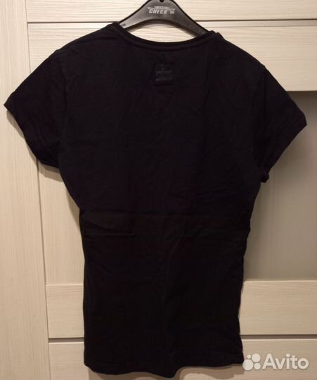 Топ (футболка) женский тёмно-синий