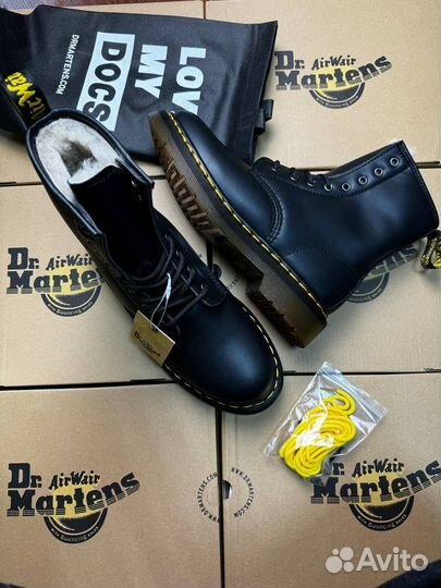 Ботинки Dr. Martens 1460 Зимние с мехом 41-45р