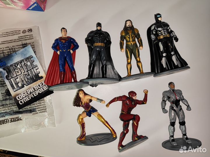 Фигурки dc comics Супермен, Бетмен, Чудо женщина