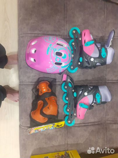 Роликовые коньки детские раздвижные