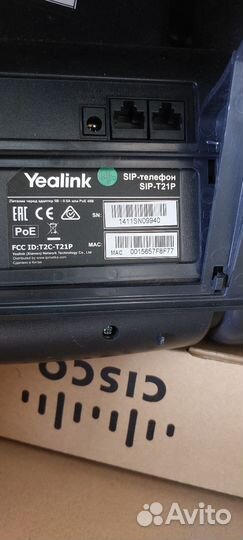 Ip телефон yealink sip-T21p бу