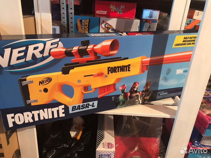 Бластер Нерф Фортнайт Снайперка (Bolt Action),12п