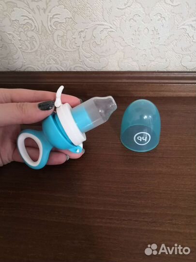 Ниблер Happy Baby+зуб.щётка на пальчик