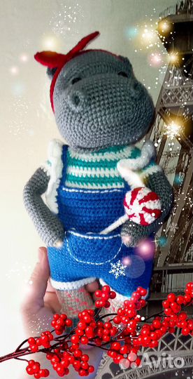 Игрушка бегемот