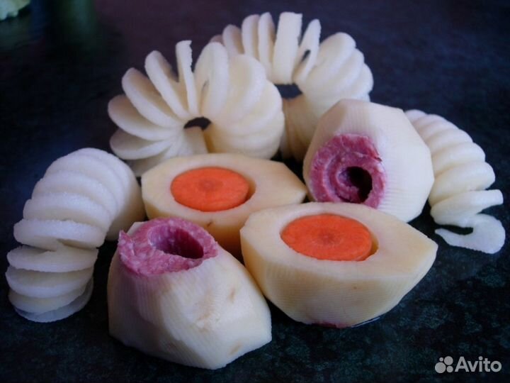 Ножи для карвинга- фигурная нарезка продуктов