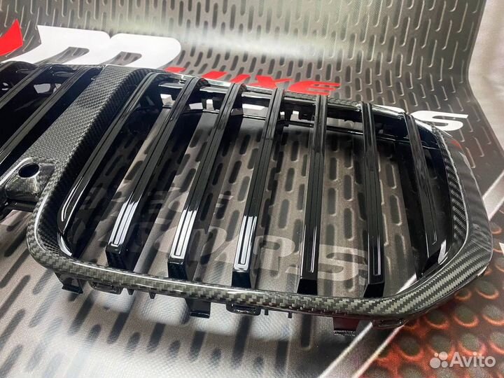 Решетка радиатора BMW X7 G07 LCI сухой карбон