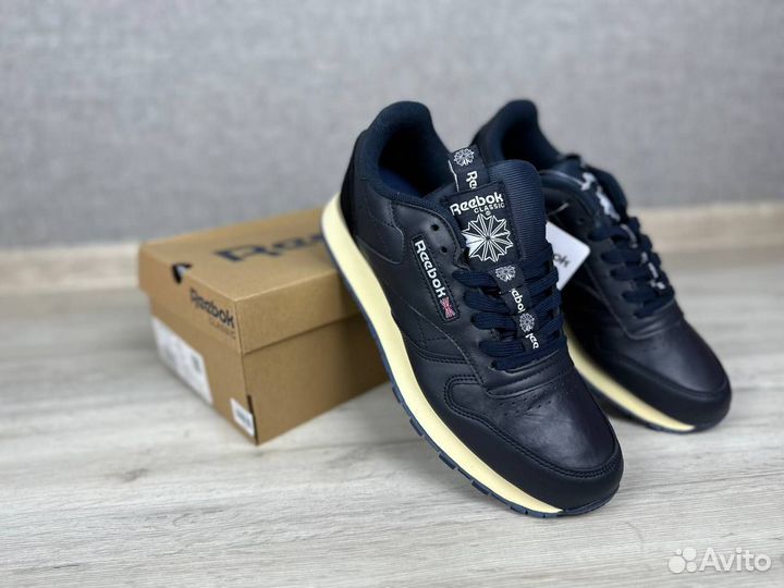 Кроссовки Reebok Classic Leather Blue