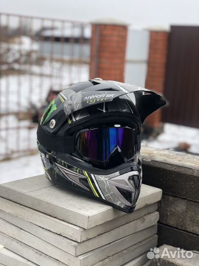 Шлем для мотокросса обмен на велофуллфейс