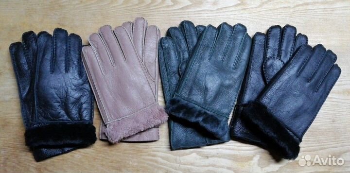 Перчатки и Варежки, натур. кожа, мех, Монголия
