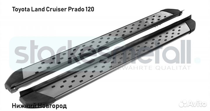 Подножки Toyota Land Cruiser Prado 120 Style