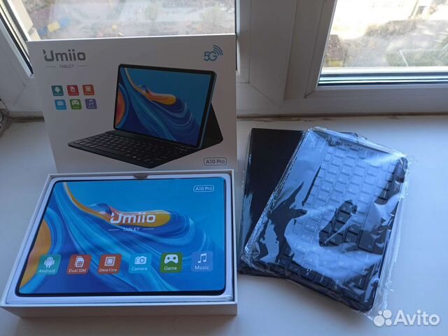 Планшет umiio A10pro (клавиатура+чехол в подарок)