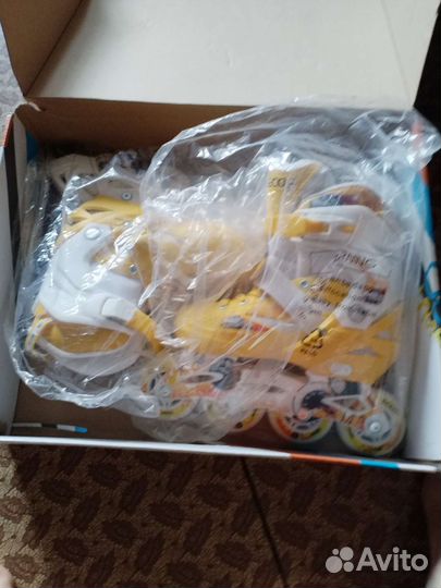 Роликовые коньки детские раздвижные