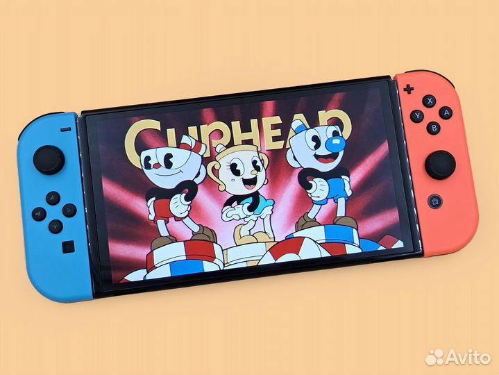 Новый прошитый Nintendo Switch Oled + игры