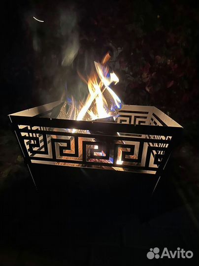 Кастровая чаша с решёткой гриль