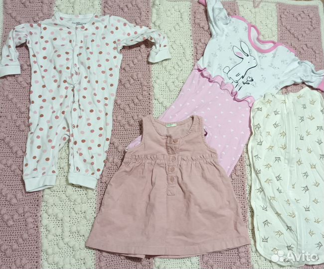 Вещи для новорожденных на девочку пакетом