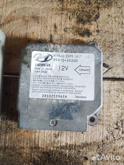 Блок управления подушкой безопасности Акцент