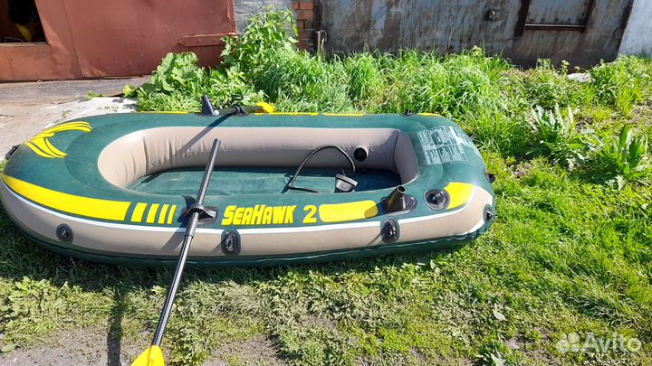 Лодка надувная Intex Seahawk 2 пвх