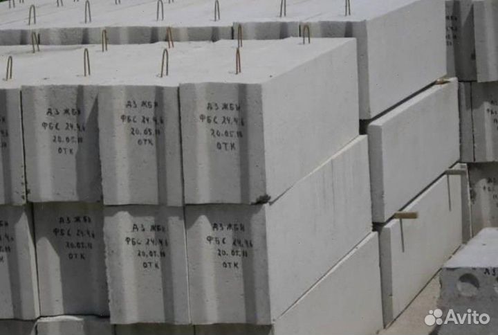 Фундаментные блоки 24.4.6 и др.размеры