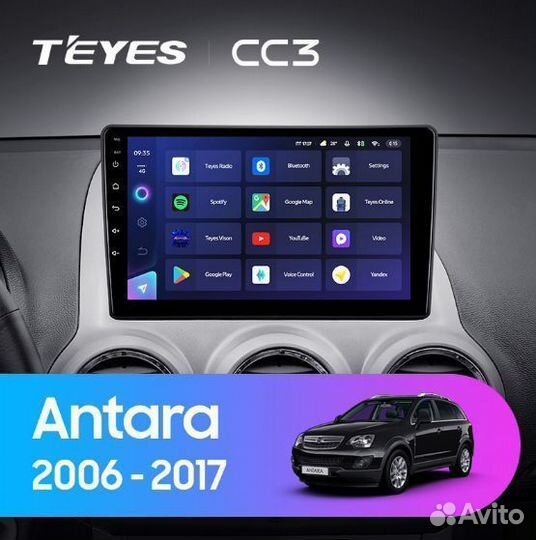 Штатная магнитола Opel Antara 06-17 сс3 3-32