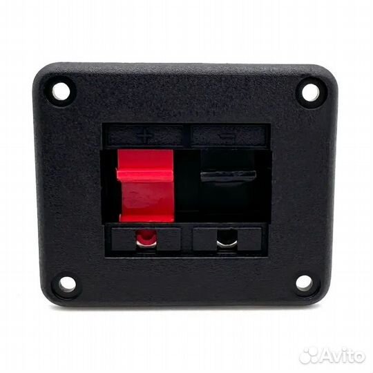 Терминал акустический, 2 зажима, 65*55мм