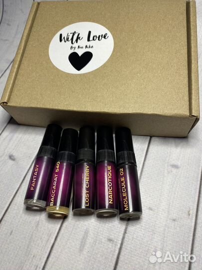 Подарочный набор духов 5 шт по 3 мл. Унисекс