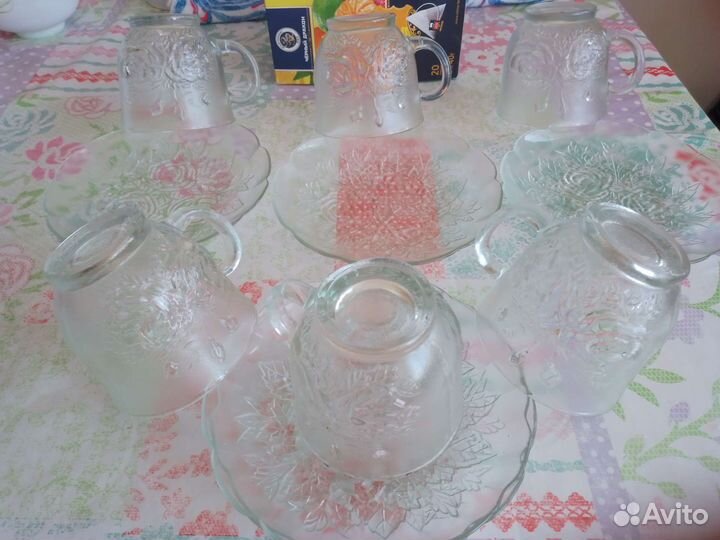 Чайный сервиз стеклянный