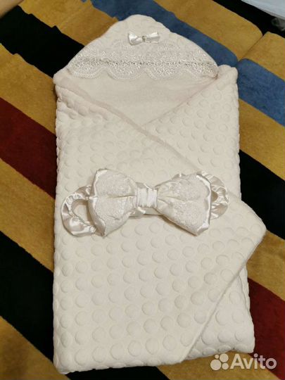 Конверт одеяло и комбинезон на выписку