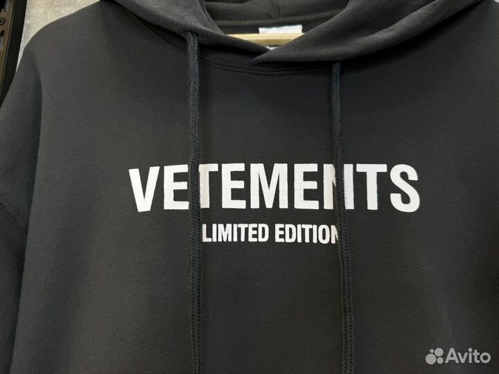 Худи Vetements Оверсайз Оригинал-качества