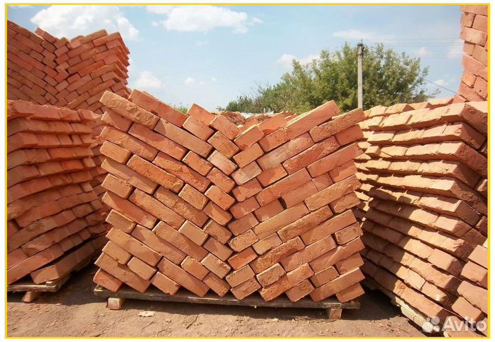 Кирпич строительный полнотелый красный