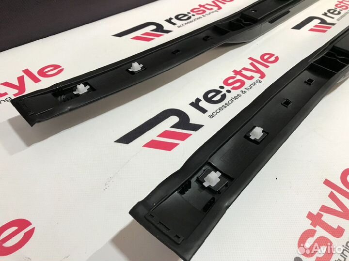 Рейлинги Land Rover Defender с19г Черные K2356