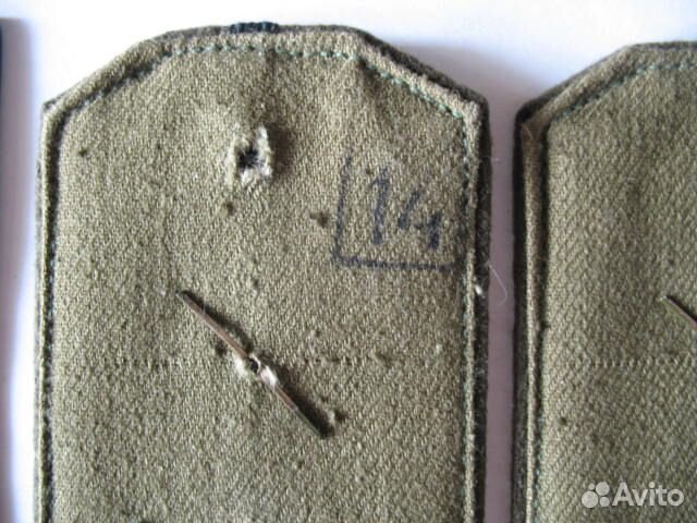 Погоны полевые старшего лейтенанта техника, химик