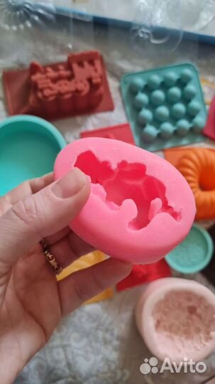 Формы силиконовые и пластиковые для мыловарения