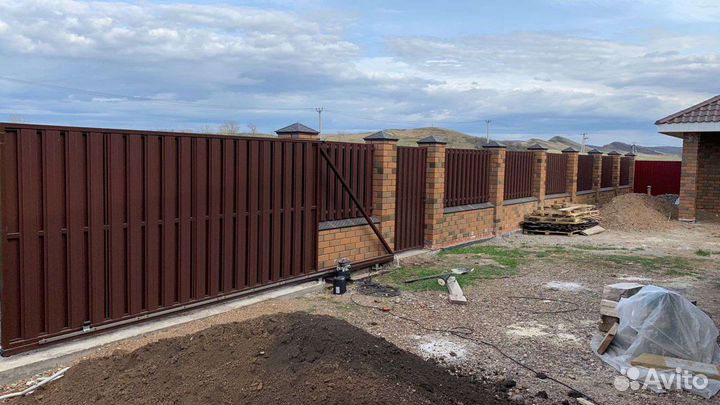 Откатные автоматические ворота