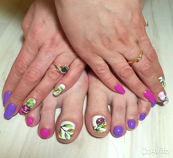 Маникюр, педикюр, наращивание