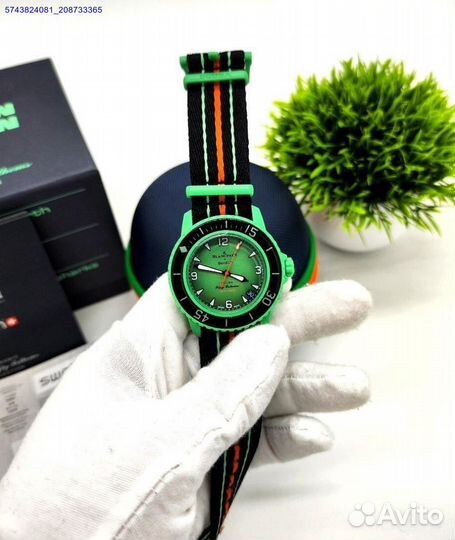 Часы swatch blancpain Indian ocean (Арт.70012)