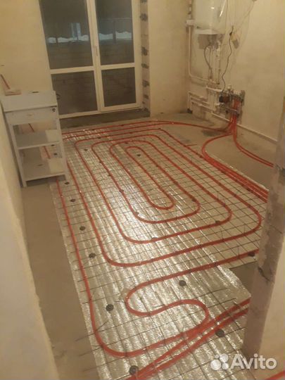 Монтаж систем отопления, водоснабжения