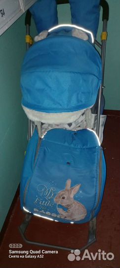 Санки коляска nika