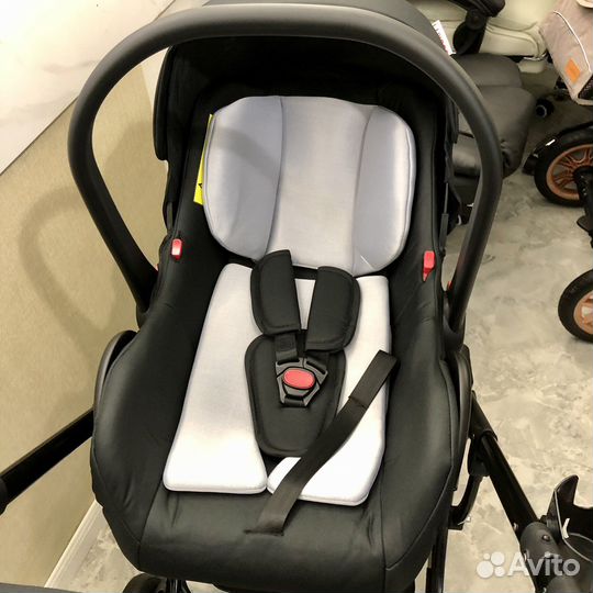 Детская коляска 3 в 1 Dalux 608 Черная