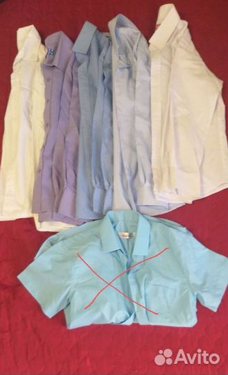 Рубашка школьная р.140