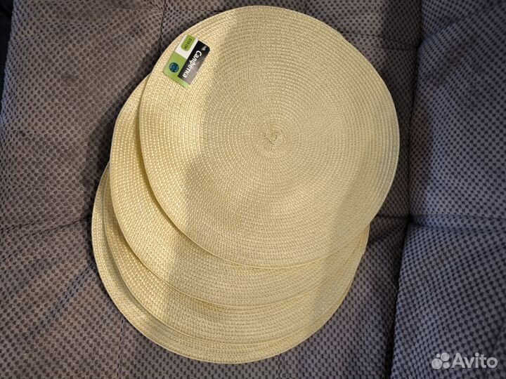 Салфетки сервировочные плетеные 4шт