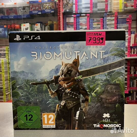 Biomutant ps4 collectors edition новый