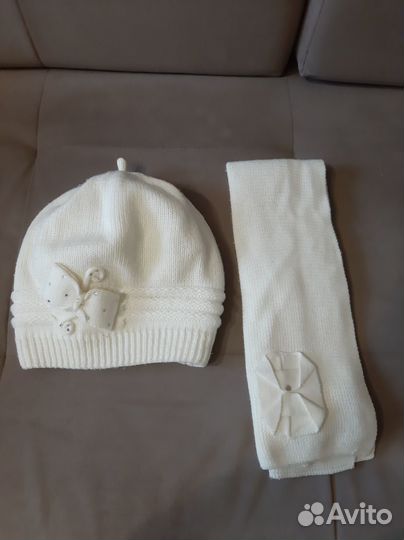 Комплект берет и шарф