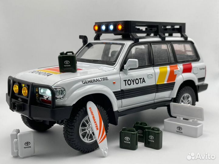 Модель авто Toyota Land Cruiser 80 Off-road 1:24