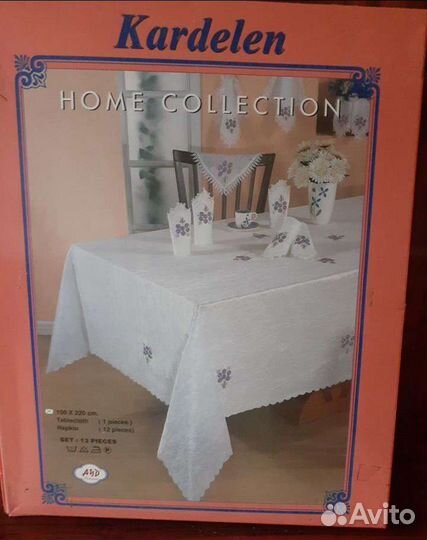 Скатерть с салфетками СССР